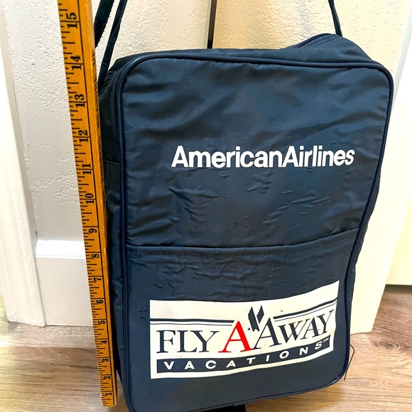 VTG American Airlines Fly AAway Vacation Travel Bag - Picture 3 of 6